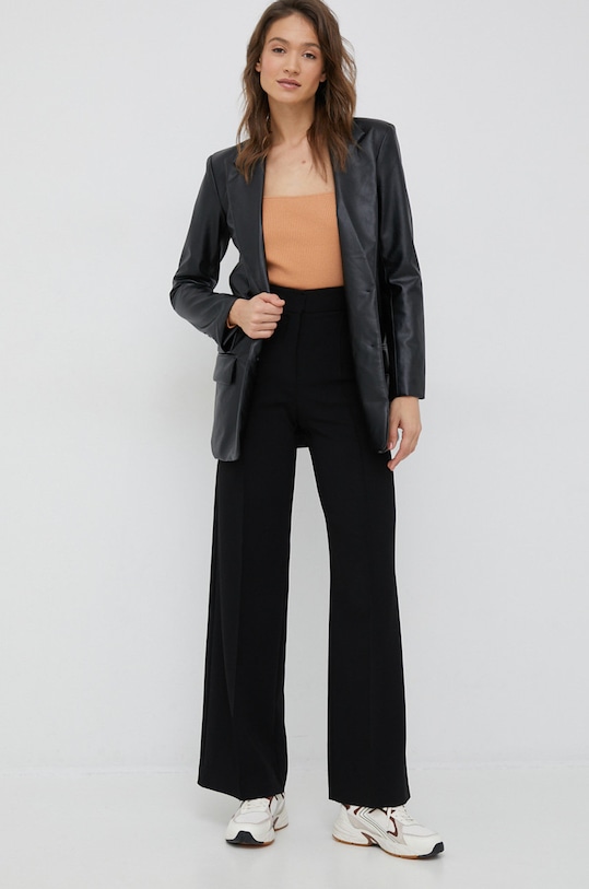 Πουλόβερ με προσθήκη μαλλιού Calvin Klein K20K205096.PPYX πορτοκαλί SS23