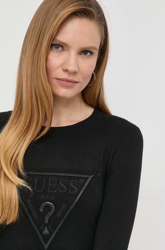 Guess sweter czarny W3RR48.Z2NQ2