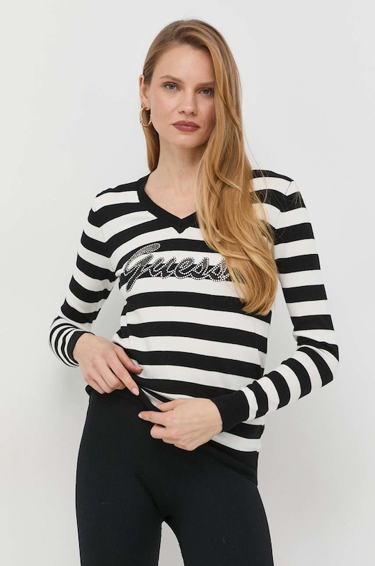 Pulover Guess črna W3RR49.Z2NQ2