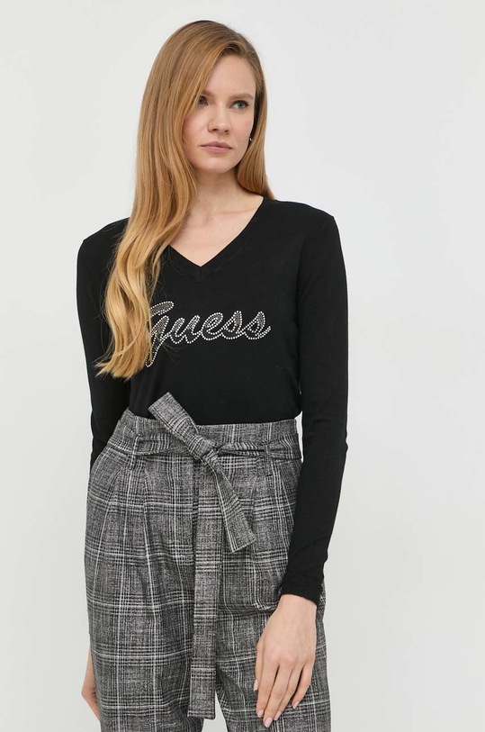 Guess sweter szpic czarny W3RR49.Z2NQ2