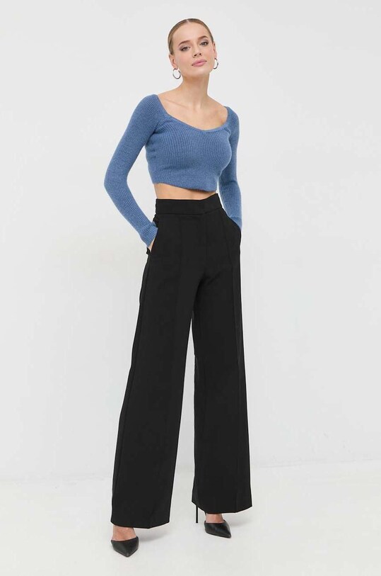 Πουλόβερ με προσθήκη μαλλιού Guess W3RR09.Z2QA0 μπλε SS23