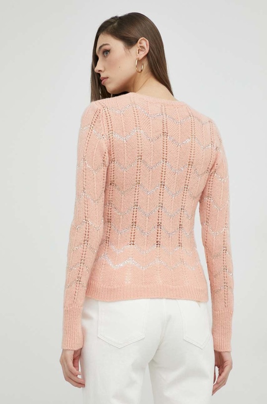 Odzież Guess sweter z domieszką wełny W3RR13.Z35C0 pomarańczowy