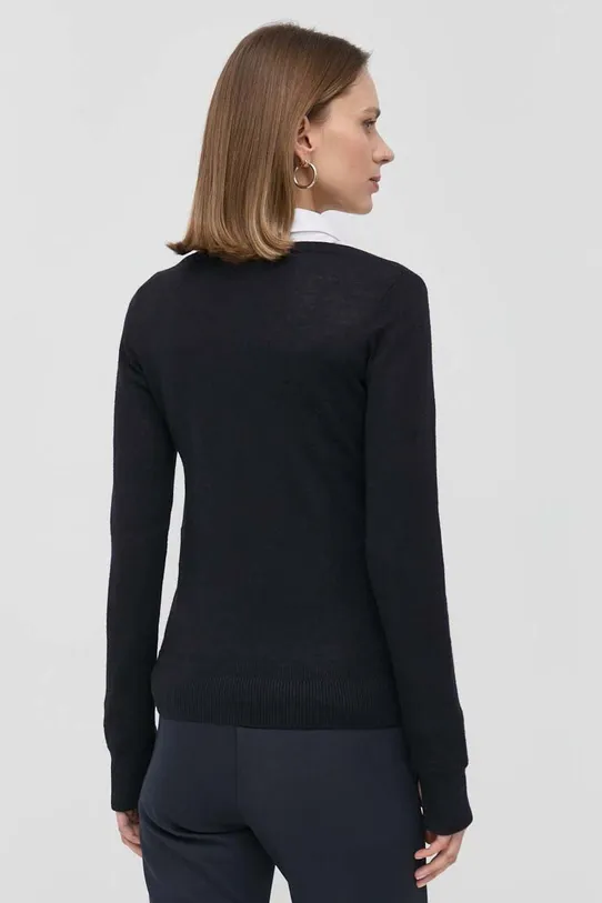 Odzież Max Mara Leisure sweter wełniany 2333610134600 granatowy