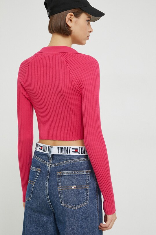 Odzież Tommy Jeans sweter DW0DW14950.PPYX różowy