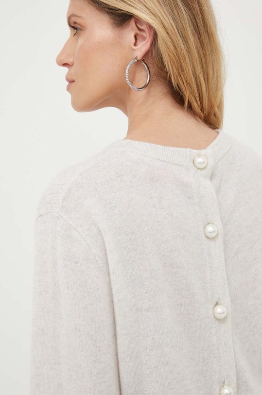 Kašmírový svetr Custommade Trina 999202342 béžová