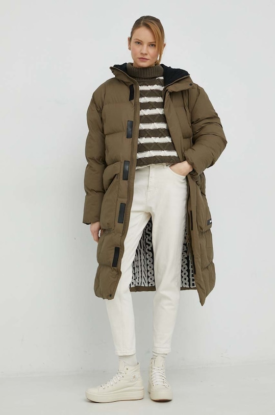 Volnen pulover Samsoe Samsoe F22400039 bež SS23