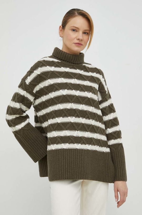 Volnen pulover Samsoe Samsoe bež F22400039