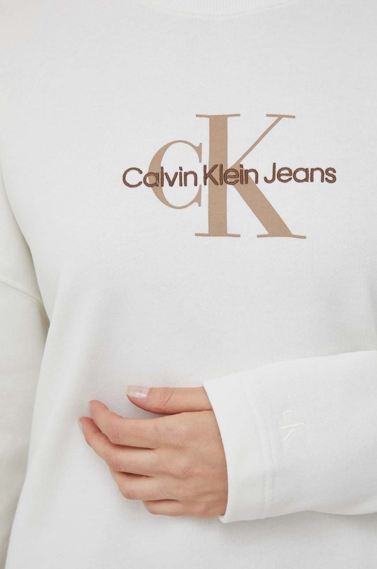 Calvin Klein Jeans bluza J20J220431.PPYX beżowy