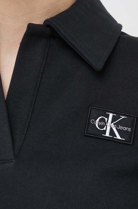 Bombažen pulover Calvin Klein Jeans J20J220512.PPYX črna