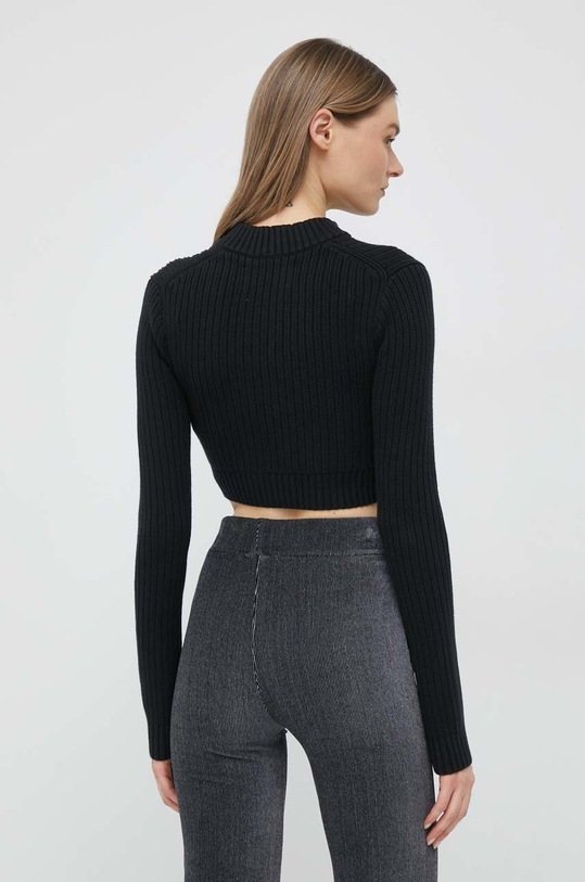 Odzież Calvin Klein Jeans kardigan bawełniany J20J220441.PPYX czarny