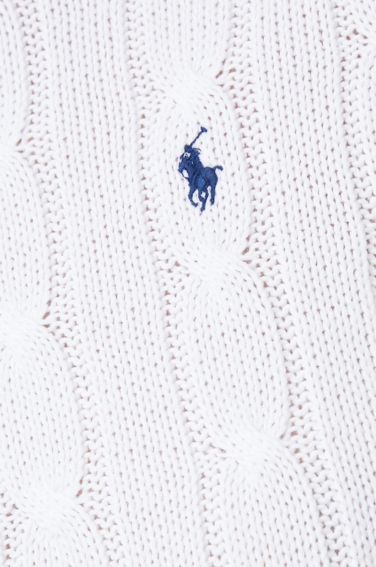Хлопковый свитер Polo Ralph Lauren 211891640 белый