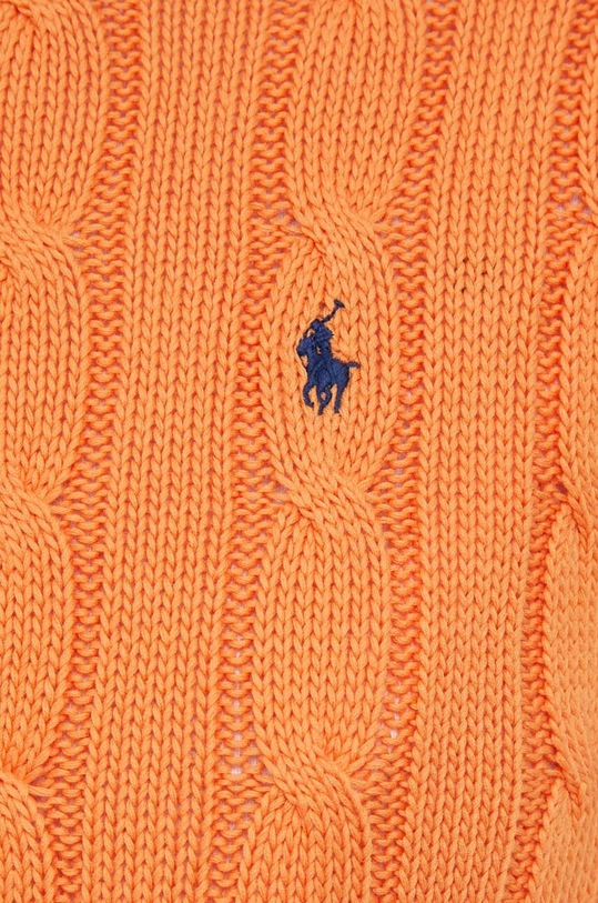 Polo Ralph Lauren sweter bawełniany 211891640 pomarańczowy