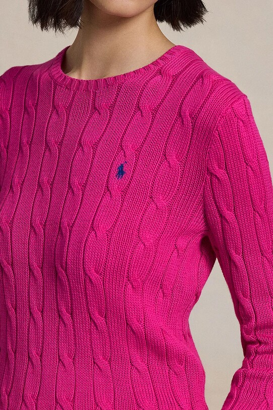 Polo Ralph Lauren sweter bawełniany różowy 211891640