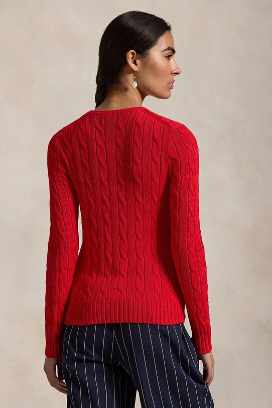 Βαμβακερό πουλόβερ Polo Ralph Lauren 211891640 κόκκινο AA00