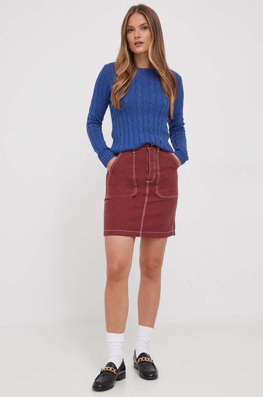 Βαμβακερό πουλόβερ Polo Ralph Lauren 211891640 μπλε AA00