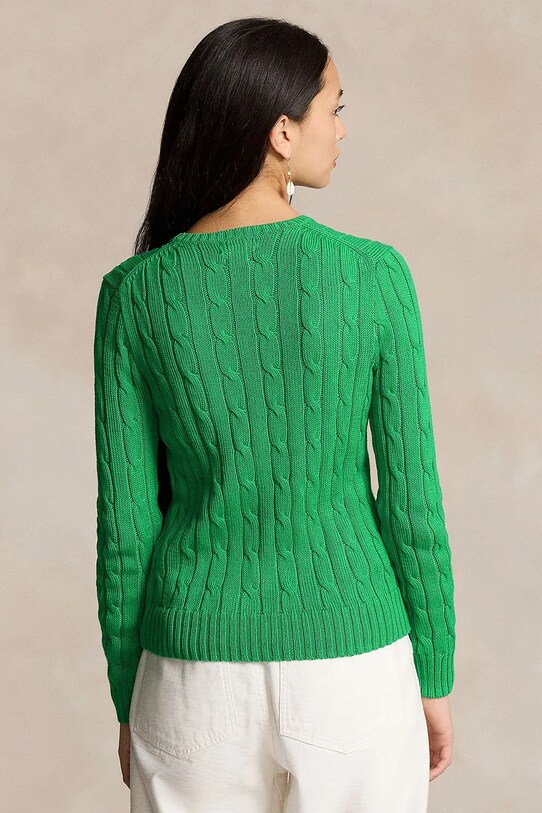 Polo Ralph Lauren sweter bawełniany 211891640 zielony AA00