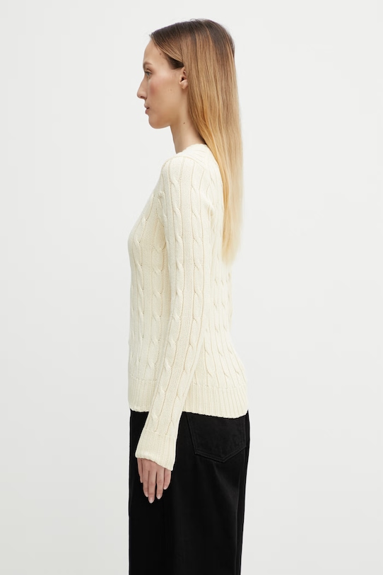 Bavlněný svetr Polo Ralph Lauren 211891641 žlutá AA00