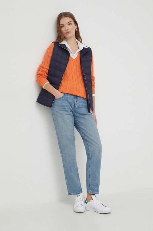 Βαμβακερό πουλόβερ Polo Ralph Lauren 211891641 πορτοκαλί AA00