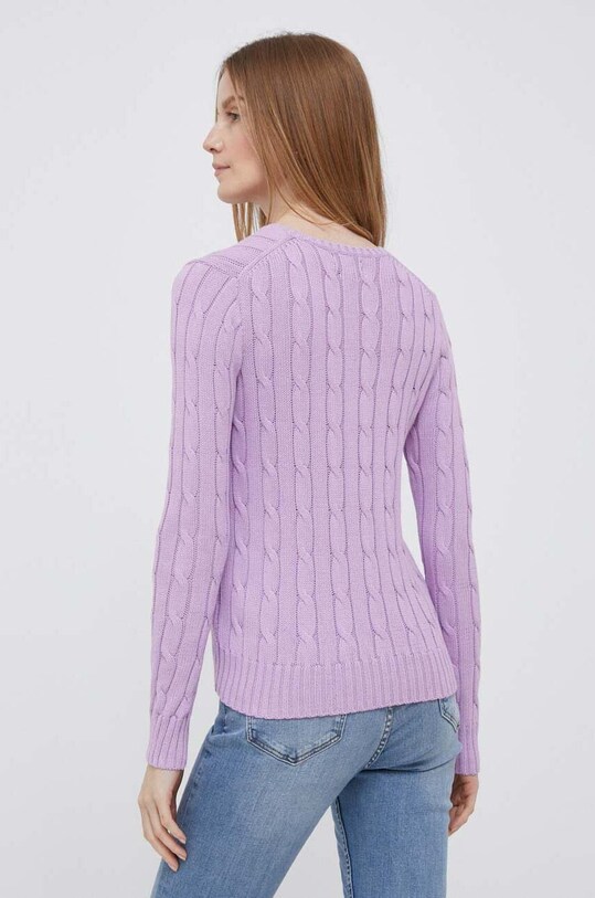 Ρούχα Βαμβακερό πουλόβερ Polo Ralph Lauren 211891641 μωβ