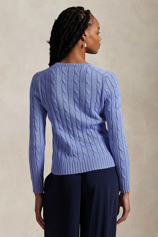 Polo Ralph Lauren sweter bawełniany 211891641 niebieski AW25