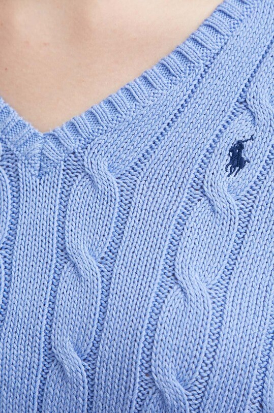 Polo Ralph Lauren sweter bawełniany 211891641 niebieski