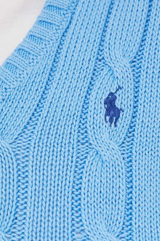 Βαμβακερό πουλόβερ Polo Ralph Lauren 211891641 μπλε