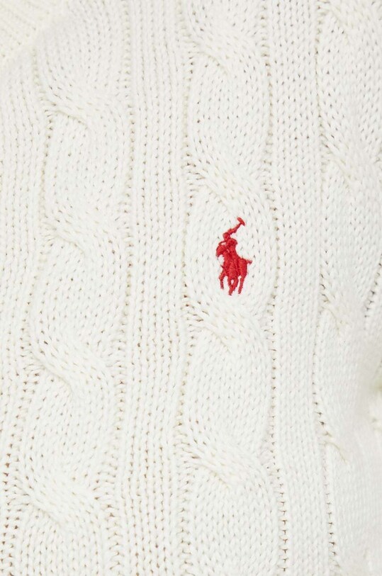 Βαμβακερή ζακέτα Polo Ralph Lauren 211891643 μπεζ
