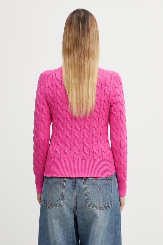 Clothing Polo Ralph Lauren cotton cardigan 211891643 pink