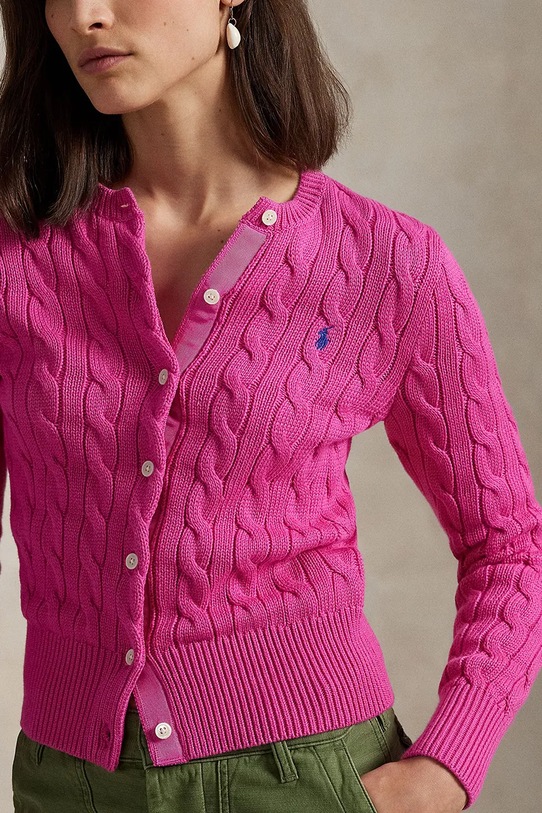 Polo Ralph Lauren cotton cardigan pink 211891643