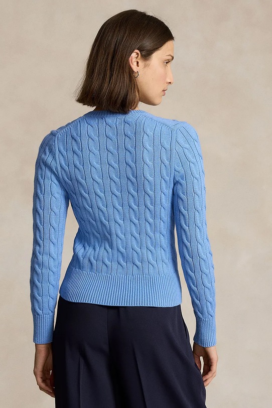 Polo Ralph Lauren cotton cardigan 211891643 blue AW25