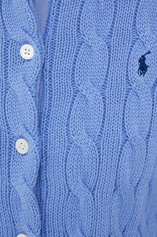 Βαμβακερή ζακέτα Polo Ralph Lauren 211891643 μπλε