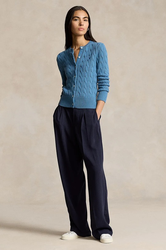 Oblečení Bavlněný kardigan Polo Ralph Lauren 211891643 modrá