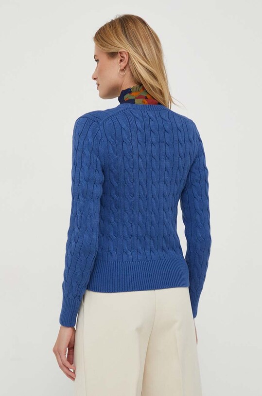 Одяг Бавовняний кардиган Polo Ralph Lauren 211891643 блакитний