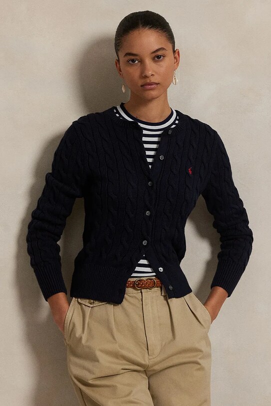 Polo Ralph Lauren cotton cardigan navy 211891643