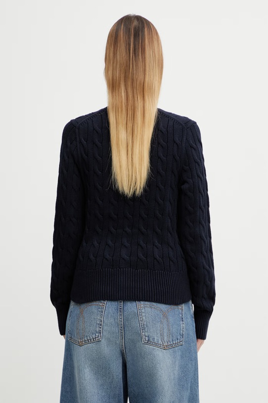 Одежда Хлопковый кардиган Polo Ralph Lauren 211891643 тёмно-синий