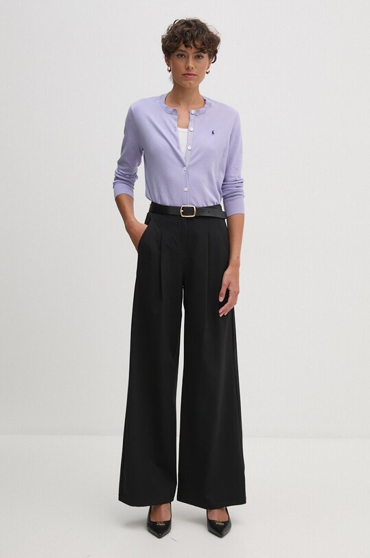 Kardigan Polo Ralph Lauren 211891672 fialová SS25