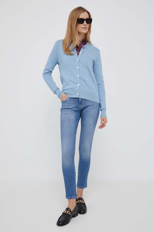 Polo Ralph Lauren kardigan 211891672 niebieski SS25