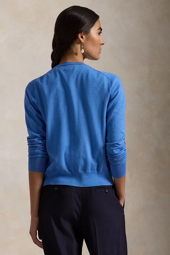 Kardigan Polo Ralph Lauren 211891672 plava SS25