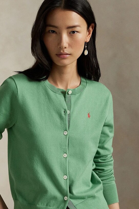 Polo Ralph Lauren cardigan verde 211891672