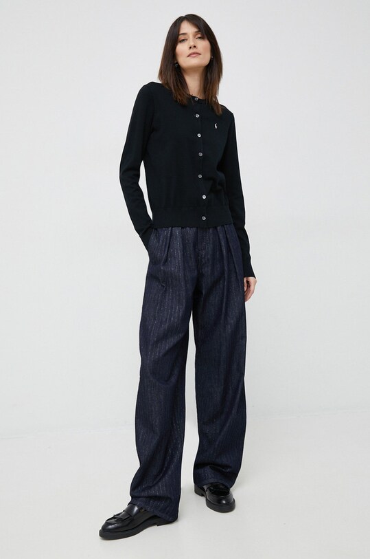 Polo Ralph Lauren cardigan 211891672 negru SS25