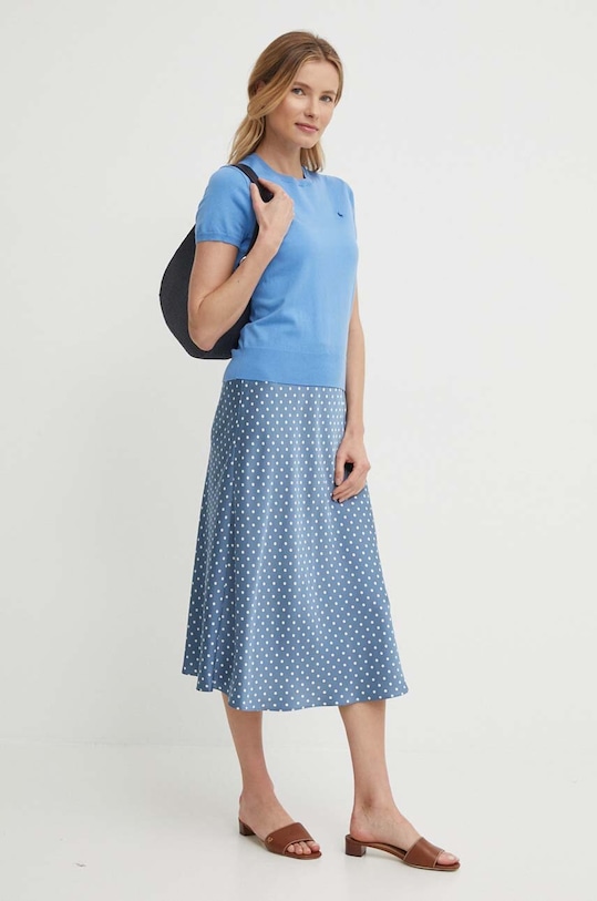 Tričko Polo Ralph Lauren 211891673 modrá SS25