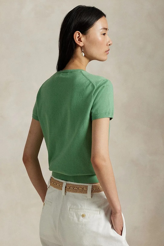 Футболка Polo Ralph Lauren 211891673 зелений SS25