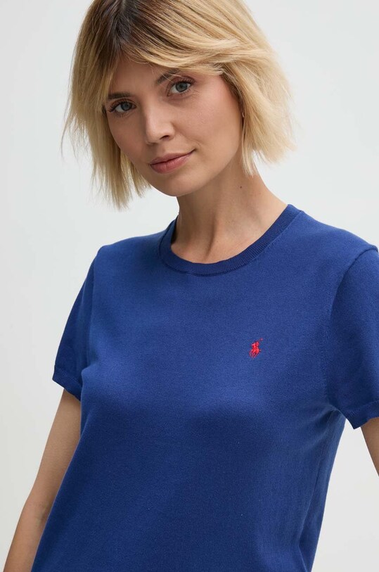 Majica kratkih rukava Polo Ralph Lauren bez uzorka plava 211891673
