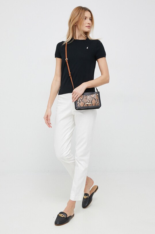 Tričko Polo Ralph Lauren 211891673 čierna SS25