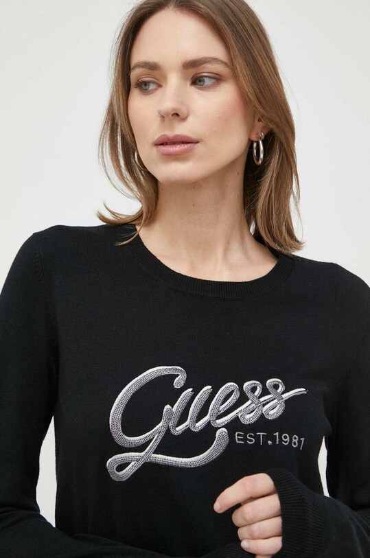 Pulover Guess črna W3GR37.Z2NQ2