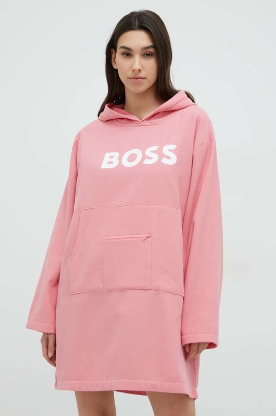 BOSS ręcznik bawełniany różowy BOSSURF