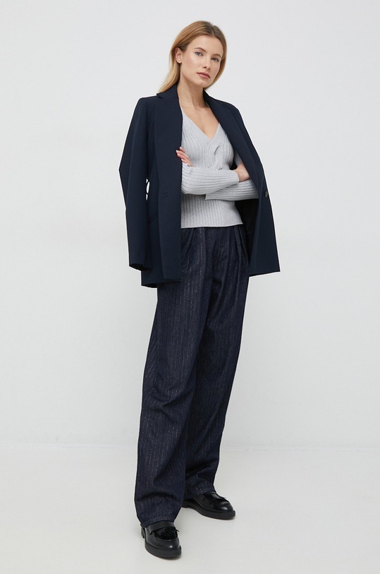 Dkny pulover P2JSAE49 gri SS23