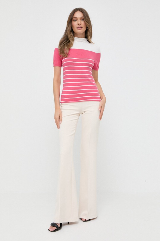 Twinset sweter 231TP3190 różowy SS23