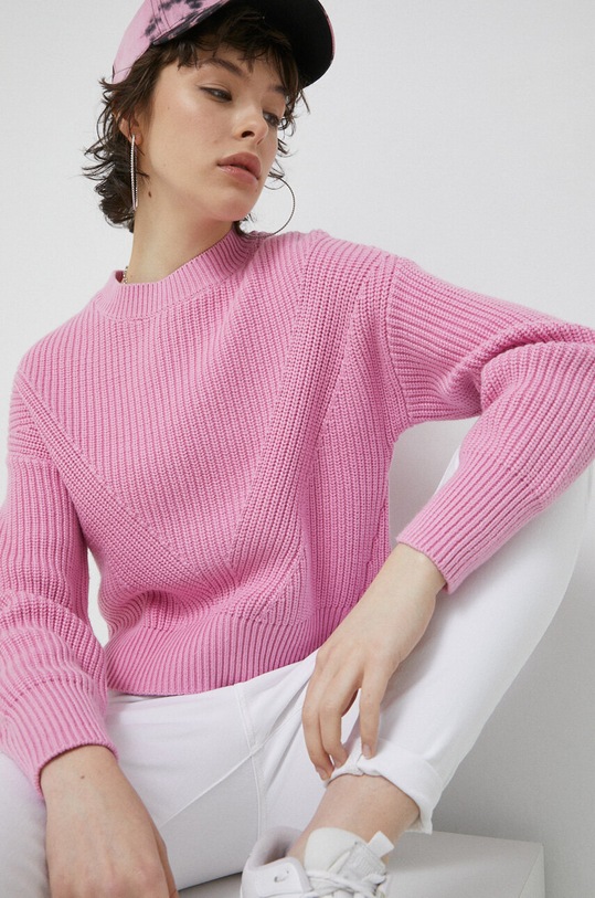 Abercrombie & Fitch sweter pozostałe różowy KI150.3100.620