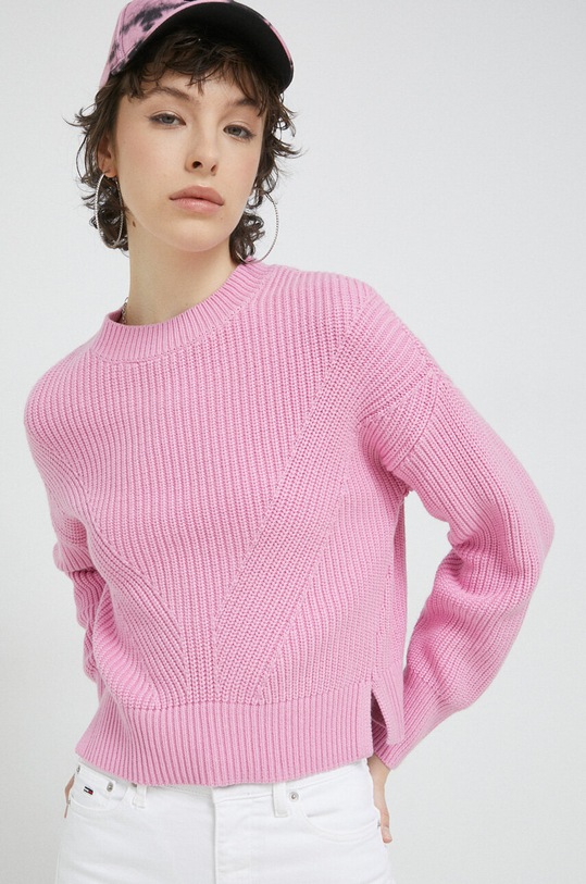 Abercrombie & Fitch sweter różowy KI150.3100.620